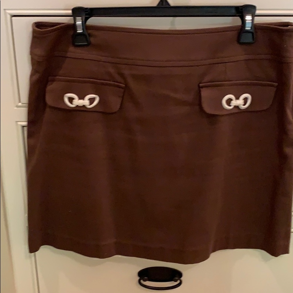 Skirtin Around Lined skort with nautical pockets